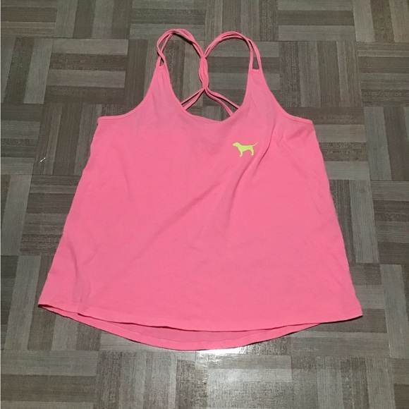 PINK Victoria's Secret Tops - VS PINK pink strappy tank. Medium